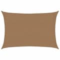 Miniatyrbilde 1 av 11: vidaXL Solseil 160 g/m² gråbrun 2x3 m HDPE