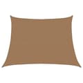 Miniatyrbilde 1 av 6: vidaXL Solseil 160 g/m² gråbrun 4/5x3 m HDPE