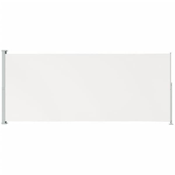 vidaXL Sisäänvedettävä terassin sivumarkiisi 220x500 cm kerma