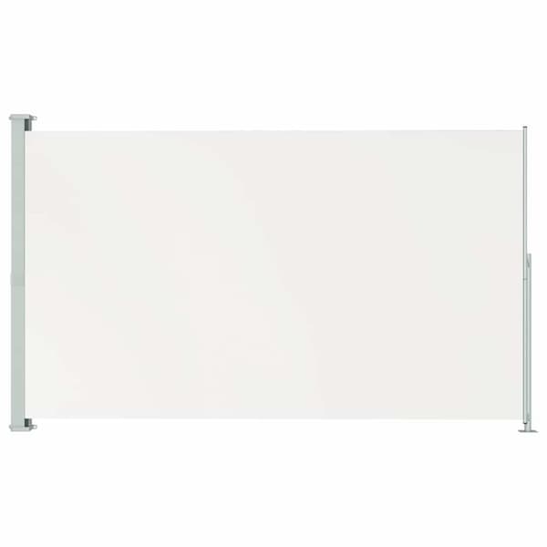 vidaXL Sisäänvedettävä terassin sivumarkiisi 200x300 cm kerma