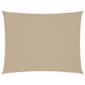 Miniatyrbilde 1 av 8: vidaXL Solseil oxfordstoff rektangulær 5x6 m beige