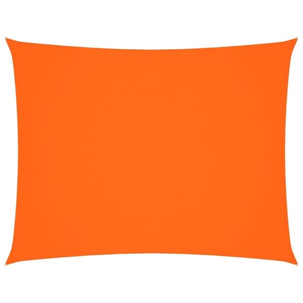 vidaXL Solseil oxfordstoff rektangulær 4x5 m oransje