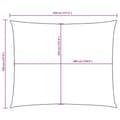 Pikkukuva 11 / 11: vidaXL Aurinkopurje Oxford-kangas suorakaide 3,5x4,5 m ruskeanharmaa