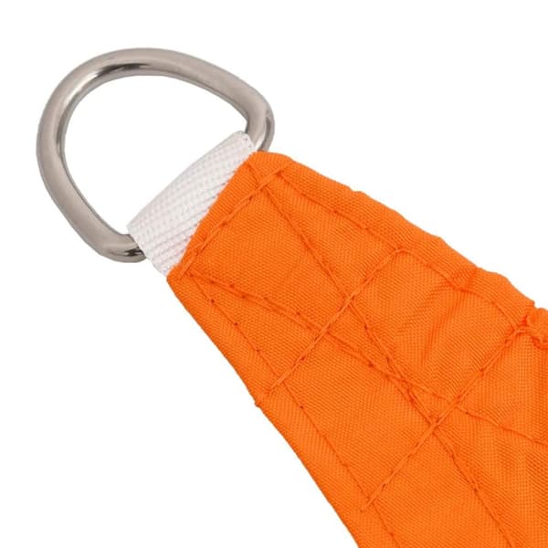 vidaXL solsejl 4x5x5 m oxfordstof trekantet orange