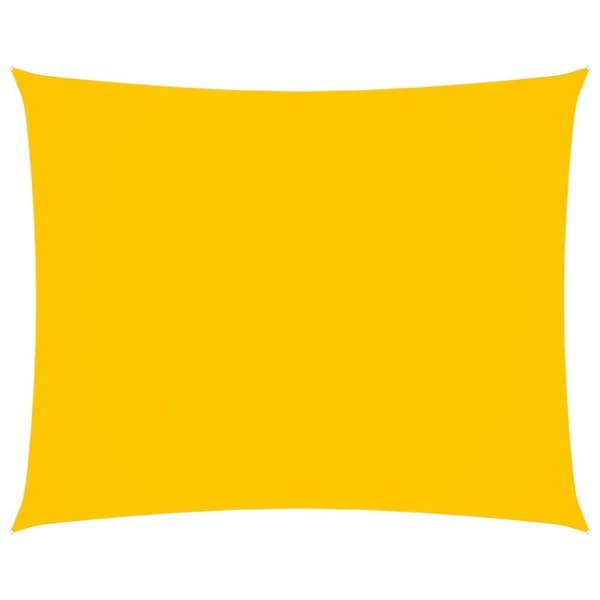 vidaXL solsejl 2,5x4,5 m rektangulær oxfordstof gul