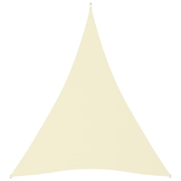 vidaXL Aurinkopurje Oxford-kangas kolmio 5x6x6 m kerma