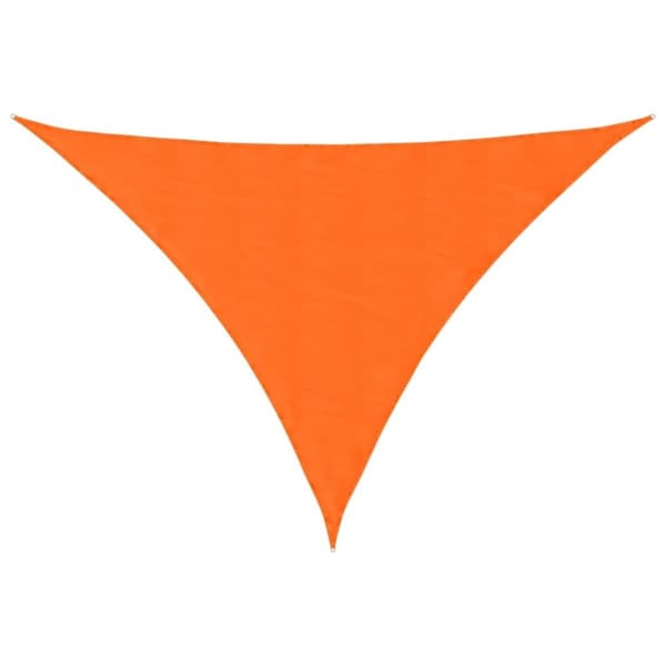 vidaXL solsejl 3x4x4 m trekantet oxfordstof orange