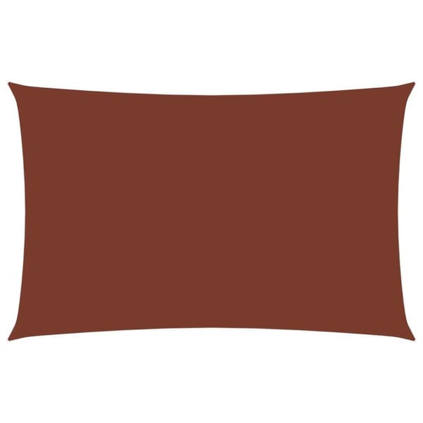 vidaXL Aurinkopurje Oxford kangas suorakaide 3x6 m terrakotta