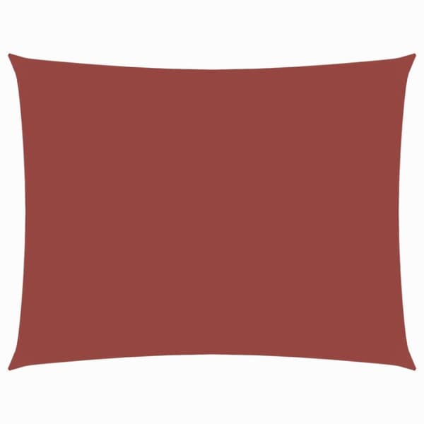 vidaXL Aurinkopurje Oxford kangas suorakaide 3,5x4,5 m terrakotta
