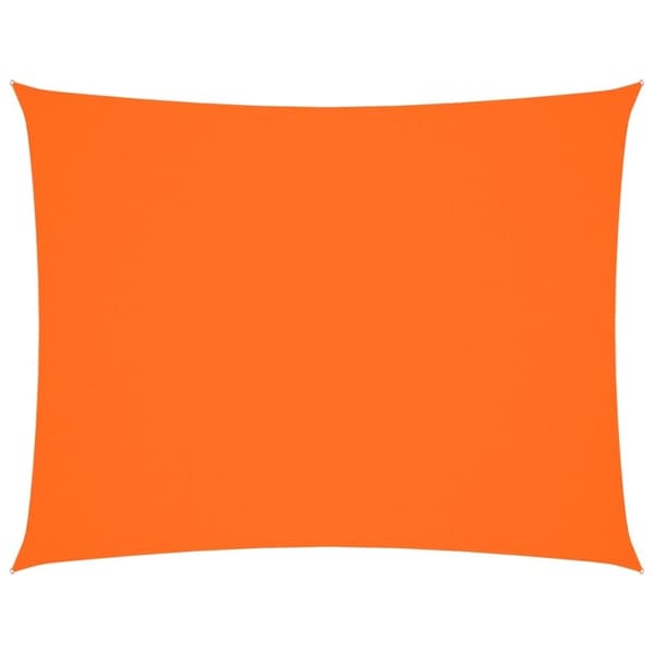 vidaXL solsejl 4x6 m rektangulær oxfordstof orange