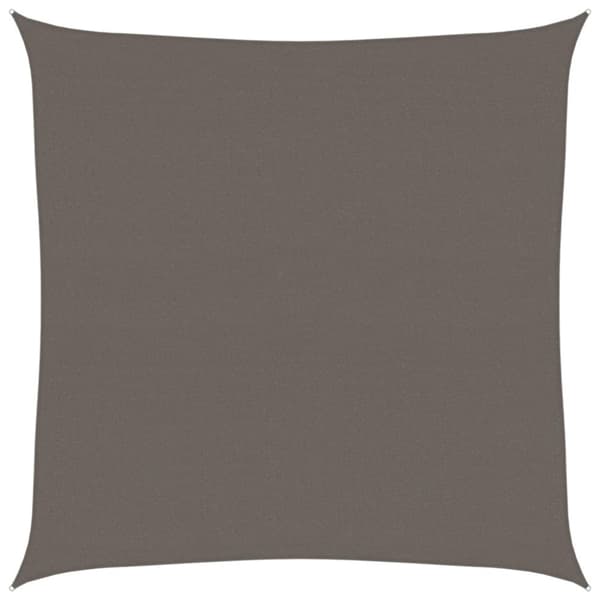 vidaXL Solseil 160 g/m² antrasitt 4x4 m HDPE