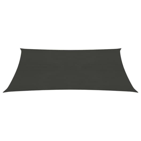 vidaXL Solseil 160 g/m² antrasitt 4x5 m HDPE
