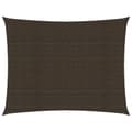 Miniatyrbilde 1 av 11: vidaXL Solseil 160 g/m² brun 2,5x4 m HDPE