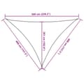 Miniatyrbilde 11 av 11: vidaXL Solseil 160 g/m² rød 4x4x5,8 m HDPE