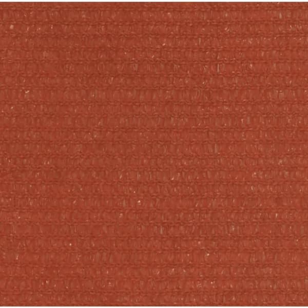 vidaXL solsejl 2x4 m 160 g/m² HDPE terrakotta