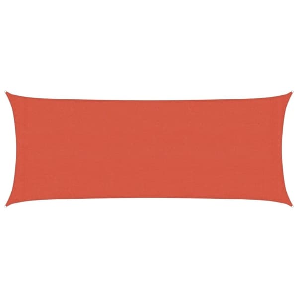 vidaXL Aurinkopurje 160 g/m² terrakotta 2x5 m HDPE