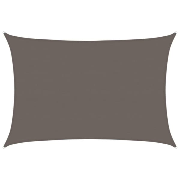 vidaXL Solseil 160 g/m² antrasitt 5x7 m HDPE