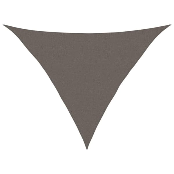 vidaXL Solseil 160 g/m² antrasitt 2,5x2,5x3,5 m HDPE
