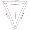 Pikkukuva 11 / 11: vidaXL Aurinkopurje 160 g/m² ruskea 5x6x6 m HDPE