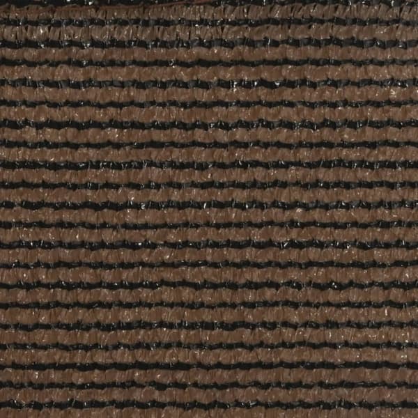 vidaXL solsejl 2x3 m 160 g/m² HDPE brun