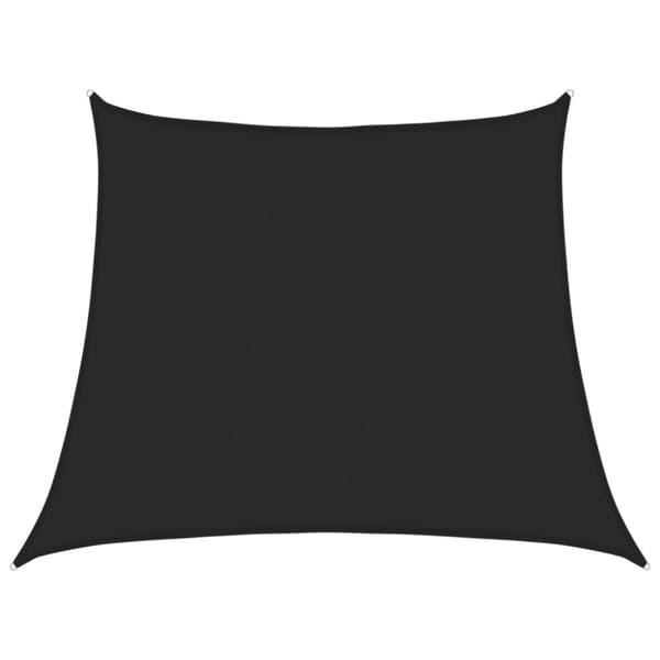 vidaXL solsejl 3/4x3 m 160 g/m² HDPE sort