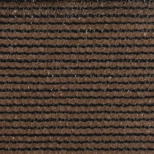 vidaXL solsejl 2,5x2,5 m 160 g/m² HDPE brun