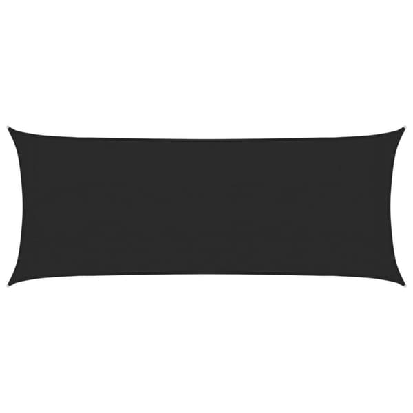vidaXL Aurinkopurje 160 g/m² musta 2x4,5 m HDPE