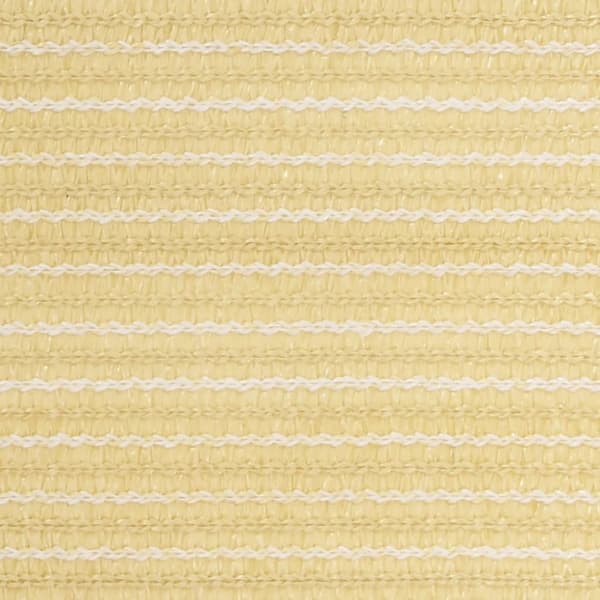vidaXL Parvekkeen suoja beige 75x500 cm HDPE