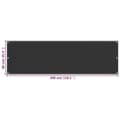 Pikkukuva 5 / 5: vidaXL Parvekkeen suoja antrasiitti 90x300 cm HDPE