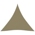 Miniatyrbillede 1 af 9: vidaXL solsejl 3x3x3 m oxfordstof trekantet beige