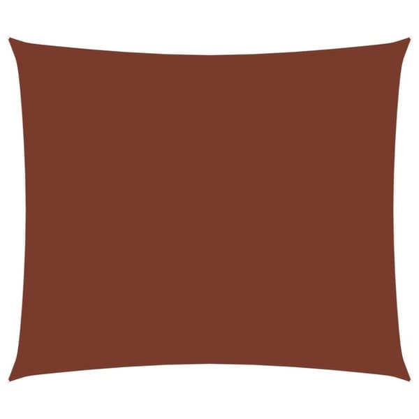 vidaXL Aurinkopurje Oxford kangas suorakaide 6x7m terrakotta