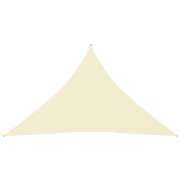 vidaXL Aurinkopurje Oxford-kangas kolmio 3,5x3,5x4,9 m kerma