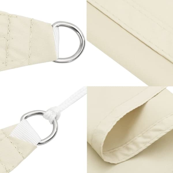 vidaXL Aurinkopurje Oxford-kangas kolmio 3,5x3,5x4,9 m kerma