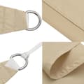Miniatyrbillede 5 af 6: vidaXL solsejl 5x7x7 m trekantet oxfordstof beige