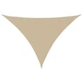 Miniatyrbillede 1 af 6: vidaXL solsejl 5x7x7 m trekantet oxfordstof beige