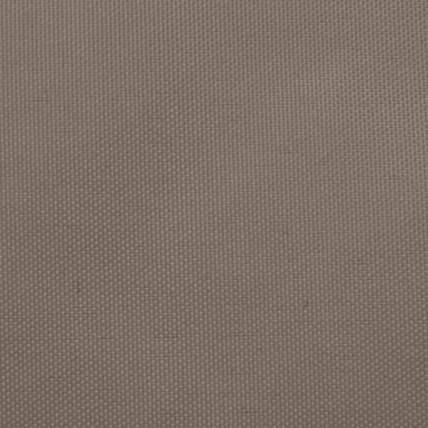 vidaXL Solseil oxfordstoff trekantet 5x5x6 m gråbrun