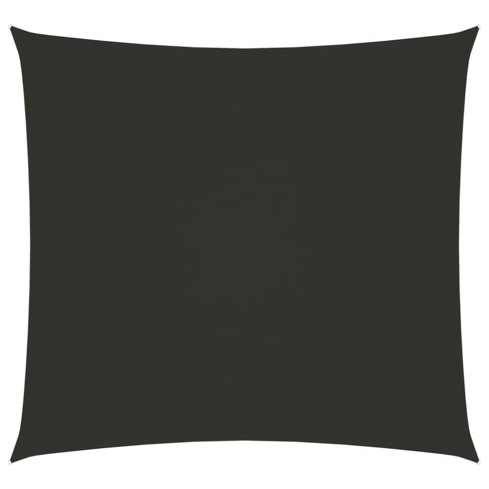 vidaXL Solsegel oxfordtyg fyrkantig 5x5 m antracit