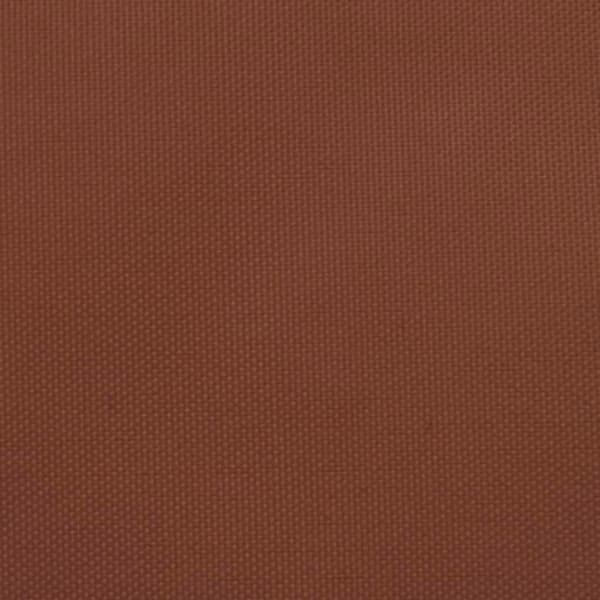 vidaXL Solsegel oxfordtyg trapets 2/4x3 m terrakotta