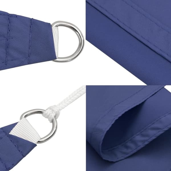 vidaXL Aurinkopurje Oxford-kangas kolmio 4,5x4,5x4,5 m sininen