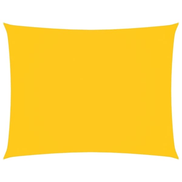 vidaXL Aurinkopurje Oxford-kangas suorakaide 2,5x4 m keltainen