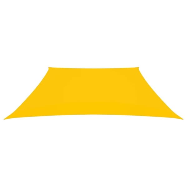 vidaXL solsejl 2/4x3 m trapezformet oxfordstof gul