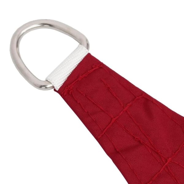 vidaXL Solseil oxfordstoff trapesformet 2/4x3 m rød