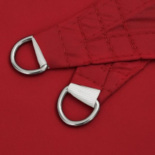 vidaXL Solseil oxfordstoff trekantet 4,5x4,5x4,5 m rød