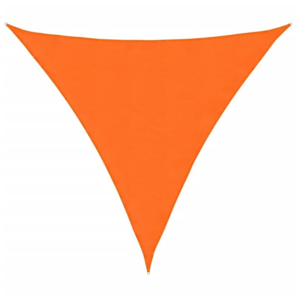 vidaXL Solseil oxfordstoff trekantet 6x6x6 m oransje