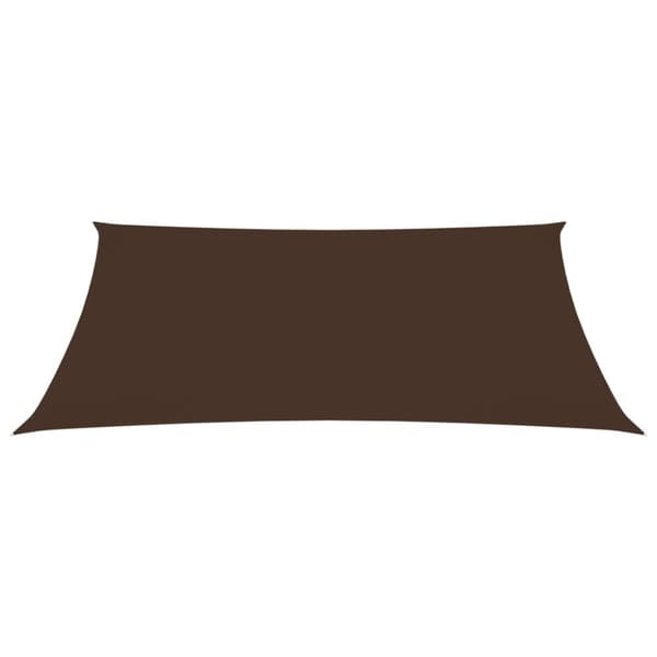 vidaXL Aurinkopurje Oxford-kangas suorakaide 3,5x4,5 m ruskea