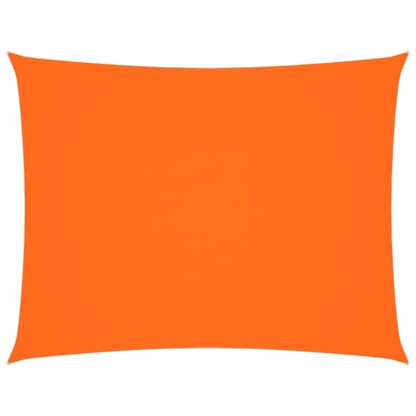 vidaXL Solsegel oxfordtyg rektangulärt 3,5x5 m orange