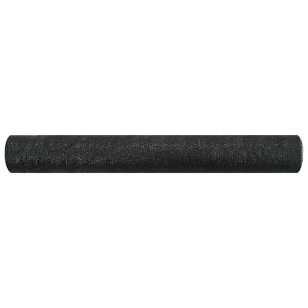 vidaXL Skjermnett svart 1x25 m HDPE 75 g/m²