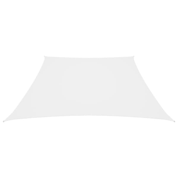 vidaXL solsejl 4/5x4 m oxfordstof trapezfacon hvid