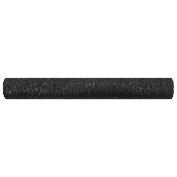 vidaXL Näkösuoja musta 1,5x50 m HDPE 75 g/m²