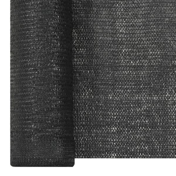 vidaXL afskærmning 1,2x25 m HDPE 150 g/m² sort